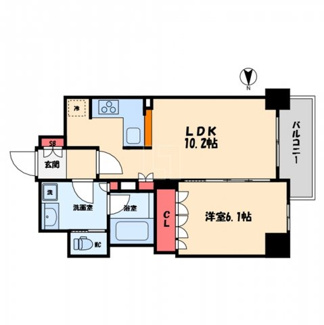 【間取り】 | リーガル南久宝寺 | リーガル南久宝寺　間取り