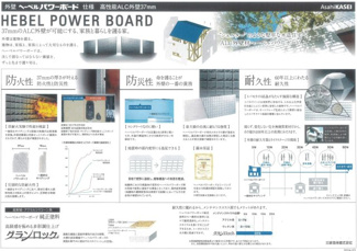 【構造・工法・仕様】 | 新築　JR横浜線　相原駅　京王相模原線　橋本駅　相原 | 防火性　防炎性　耐久性に優れたヘーベルパワーボード　60年以上の耐久性
純正塗料と純正シーリング　サイディングの2倍以上の厚み