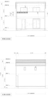 【外観パース】 | 新築　JR横浜線　相原駅　京王相模原線　橋本駅　相原 | 木造軸組工法　構造用合板　（床　壁）立面図　南側　北側
最長10年間のアフター保証　まもりすまい保険