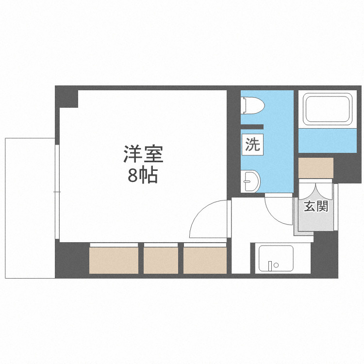 サンロイヤル大阪城北の間取り