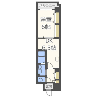 アスリート御堂筋本町の間取り