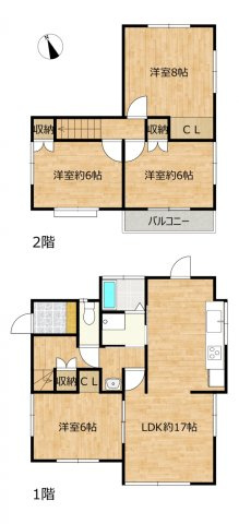 【間取り】 | 富士市川成島　中古戸建