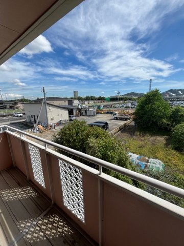 エスポワールBのバルコニー