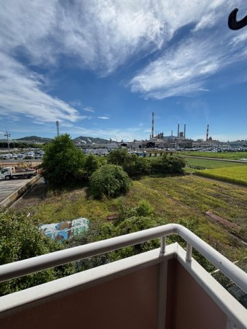 エスポワールBのバルコニー