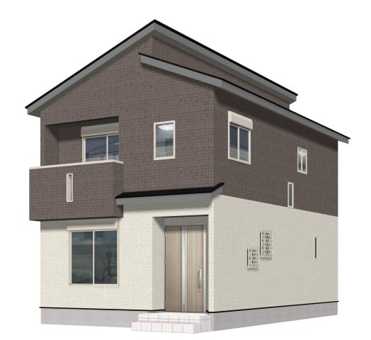 明和2丁目　Spacio　B棟の外観パース|外観予想図。