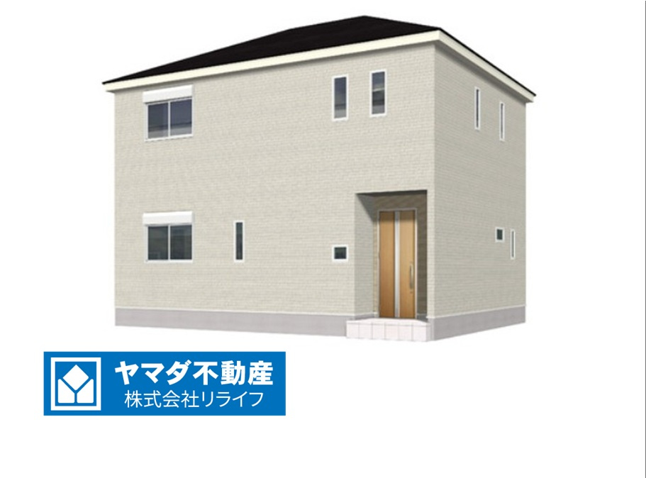 クワイエ　岐阜市栄新町3丁目第1　全1区画分譲の外観|■1号棟
■YAMADA電機の　ヤマダ不動産　株式会社リライフ　岐阜店■
耐震性能・制震性能を備えたおうち！
震度７の揺れに鍛えられた、建築基準法の1.5倍の壁量と制振装置（SAFE365）を完備