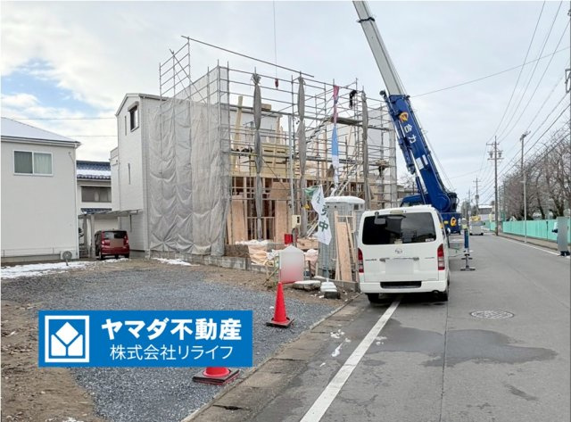 クワイエ　岐阜市栄新町3丁目第1　全1区画分譲の外観|「現地（2026年1月13日）撮影」　
■外観写真　
■ヤマダ不動産　株式会社リライフ　