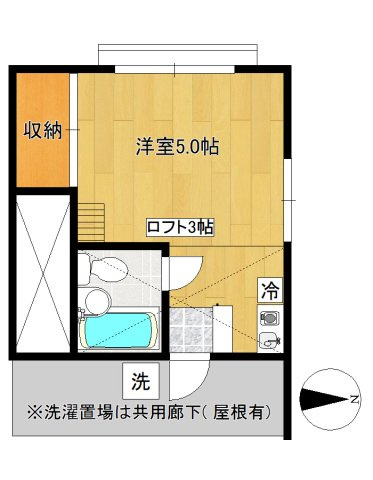 クリスタルハウス二子の間取り