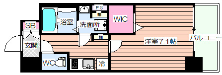 【間取り】 | レオンコンフォート天神橋