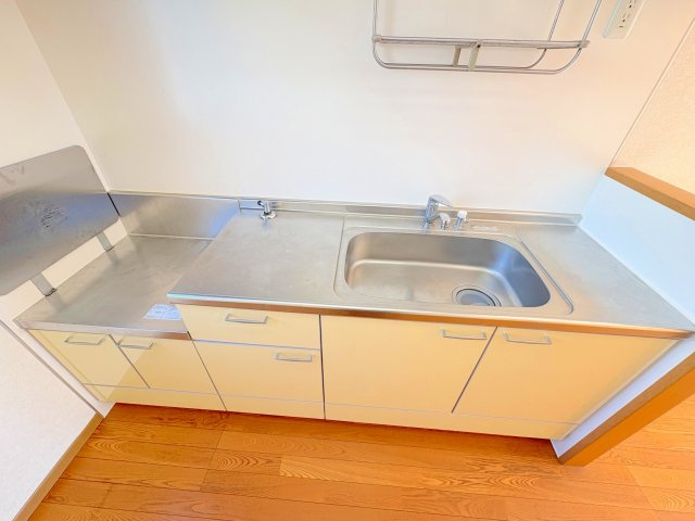 アザミテラスB棟のキッチン|使いやすいキッチンです