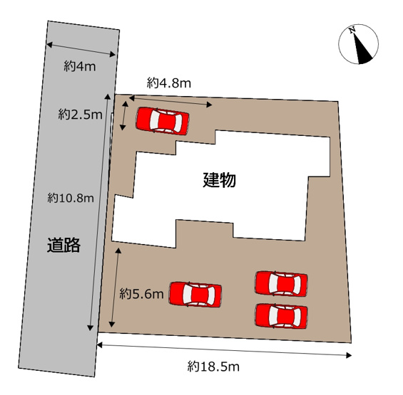 【区画図】 | 富士宮市大岩　中古戸建