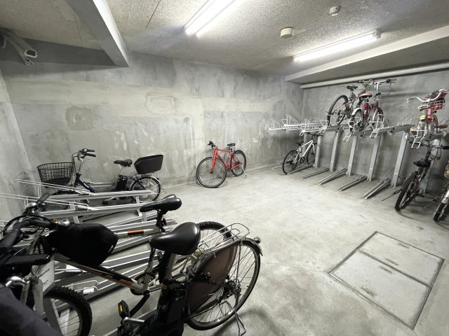 高円寺でワンにゃんライフ♪【リノベマンション／デュオ・スカーラ高円寺】の駐輪場