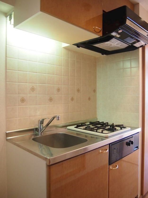 ルーブル早稲田のキッチン|２口ガスキッチン（同一仕様写真）