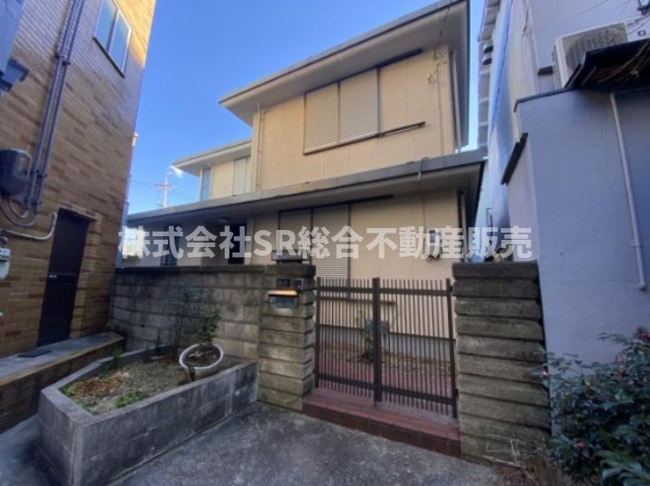 足代2丁目中古戸建の外観|土地面積約42坪☆大変便利な住環境が魅力的です！