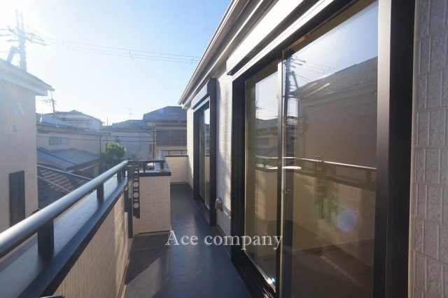 【バルコニー】 | 八尾市堤町2丁目　【1号棟/全2区画】 | 南向きのバルコニーです☆