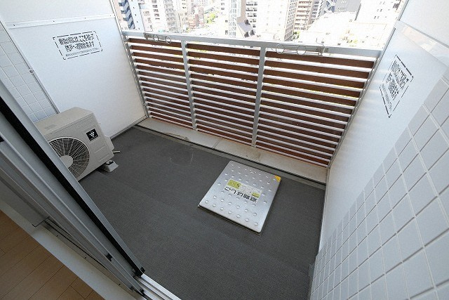 Felis北堀江のバルコニー