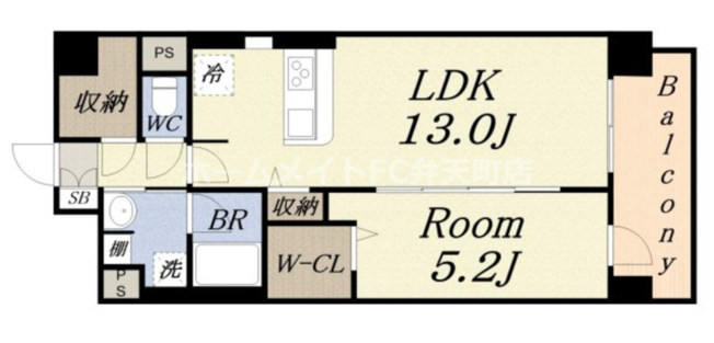 【間取り】 | ベイ・グランデ弁天町