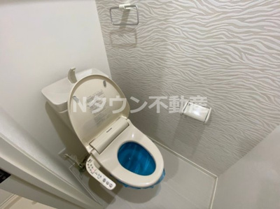 【トイレ】 | アールグレイス中島町 | 清潔感のあるトイレです