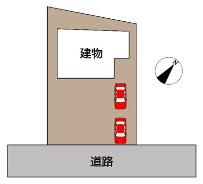 【区画図】 | 富士市三ツ沢　中古戸建て　全1棟