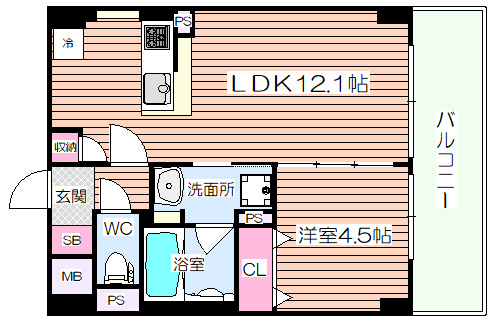 【間取り】 | Arome梅田