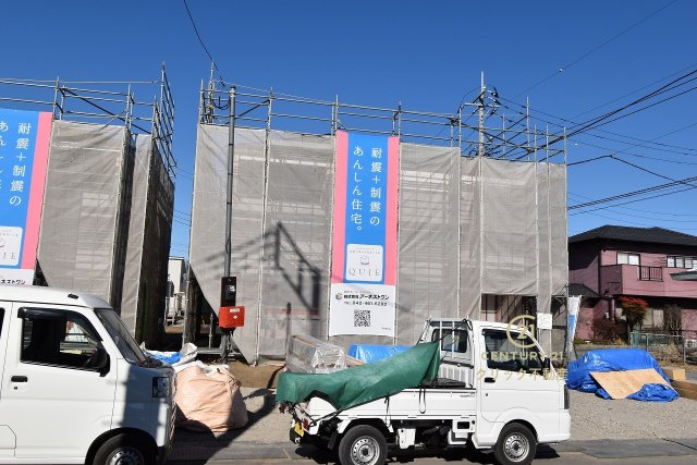 Cradlegarden　 常陸大宮市姥賀町　第3　8の外観|常陸大宮駅車5分。大宮小徒歩22分、大宮中徒歩18分。 
幹線道路に近く、通勤、お買い物なども便利！
敷地面積約63坪、並列駐車可能です。（写真は同メーカー完成物件イメージ）