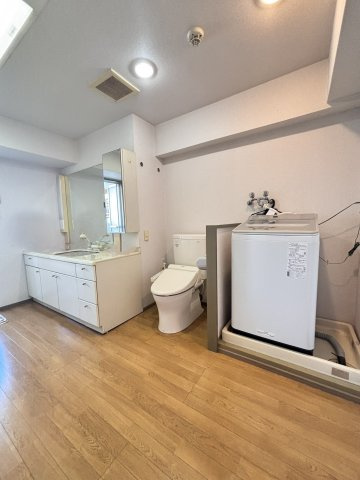 サニタリースペース　画像は入居者様の家具をCGで消した画像であり、現況と異なる可能性がございます