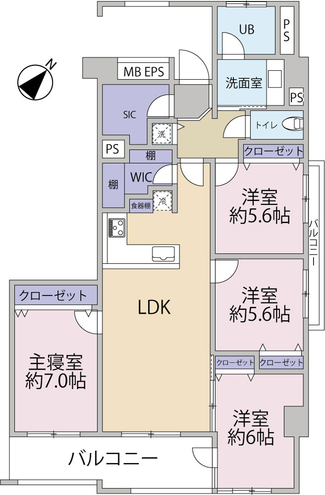 ４LDKへの間取り変更のプランもご用意しています。概算費用等、お問合せください。