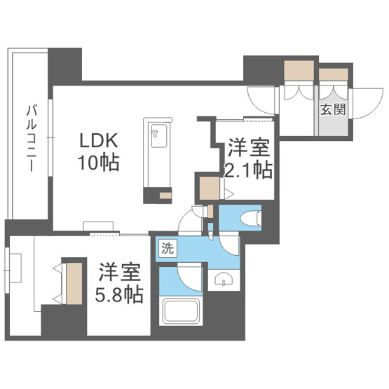 【間取り】 | アーバネックス天満橋Front