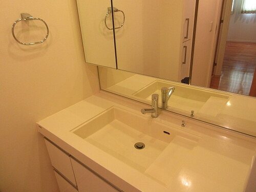 エム・ブランド相模大野の洗面所|洗面台　内装前　※2023年09月の写真