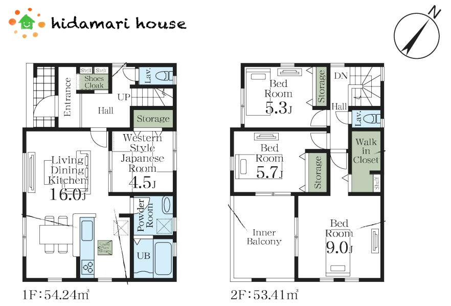 伊奈町中央　新築戸建　リーブルガーデン02の間取り