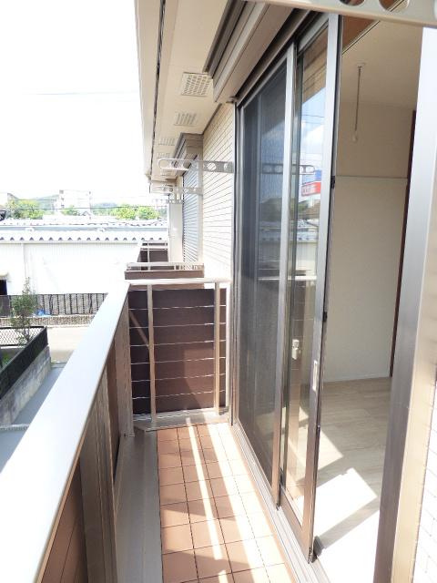 コンフォート長津田のバルコニー