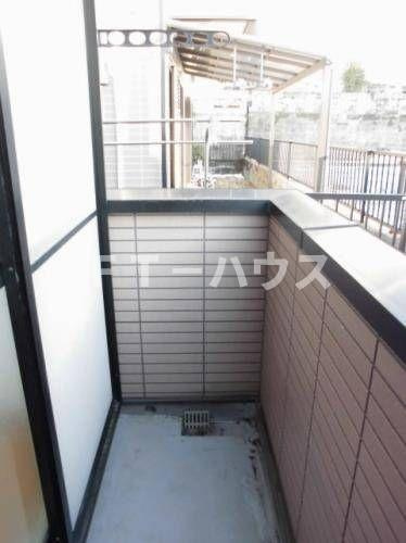 グレースコーポのバルコニー