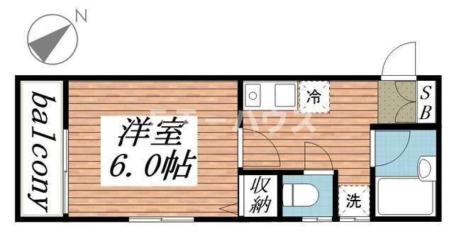 グレースコーポの間取り