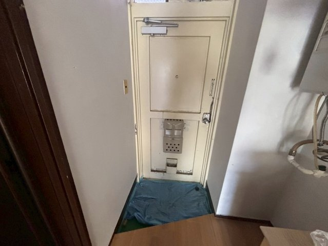 三星マンションの玄関