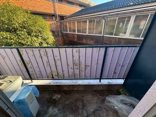 三星マンションのバルコニー