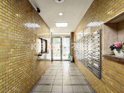 【ロビー】 | プレジデントハイツ五反田 | 清潔なロビーです