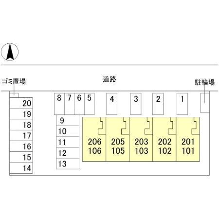 フェリオ文京　Ⅱの区画図|他社様掲載物件もまとめてご紹介、ご案内可能です(^^)/
