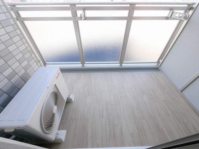 エスリード難波ザ・ゲートのバルコニー