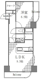【間取り】 | 大須賀第二レジデンス