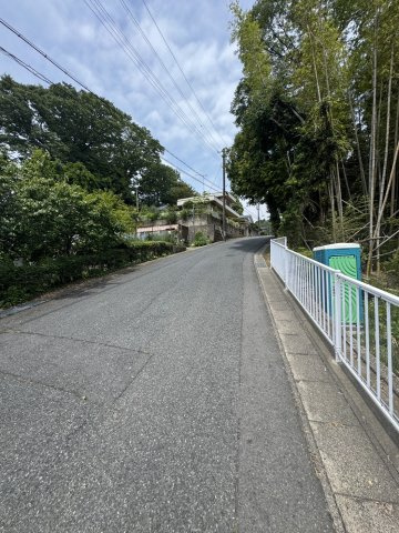 常磐下船尾村山 売土地の前面道路含む現地写真