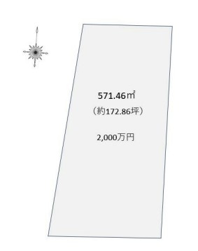 【土地図】 | 熊谷市新島　14800万　土地