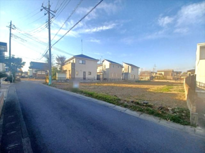 【前面道路含む現地写真】 | 熊谷市新島　1880万　土地
