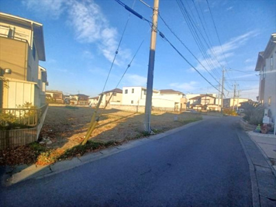【前面道路含む現地写真】 | 熊谷市新島　1880万　土地
