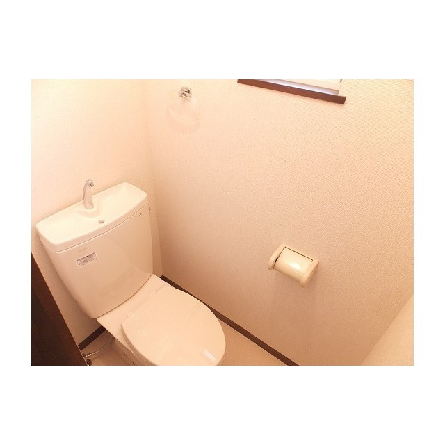 プラバーハイツ城山のトイレ|シンプルで使いやすいトイレです