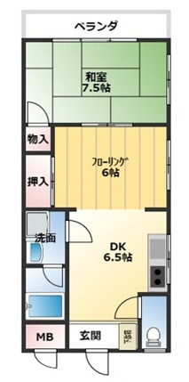 イムーブルナガセの間取り