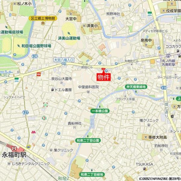 ＫＤＸレジデンス杉並方南町の地図