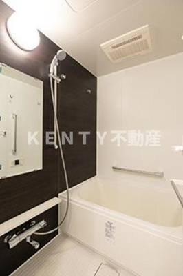 【浴室】 | パークアクシス池田山 | 落ち着いた空間のお風呂です