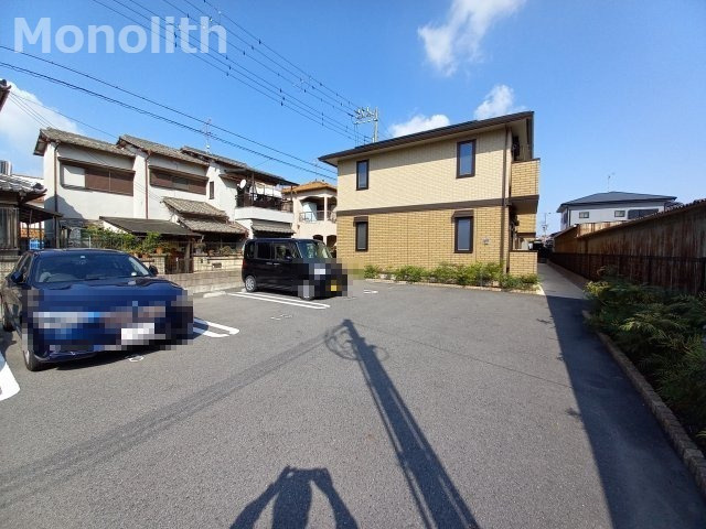 グリュックハイムの駐車場