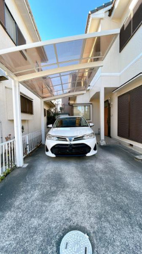 売中古戸建　中央区十軒町の駐車場