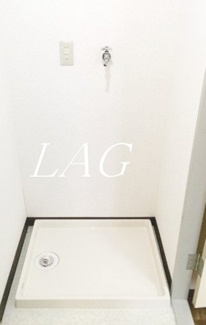 【設備】 | ユタカハイツ | 室内洗濯機置き場です。